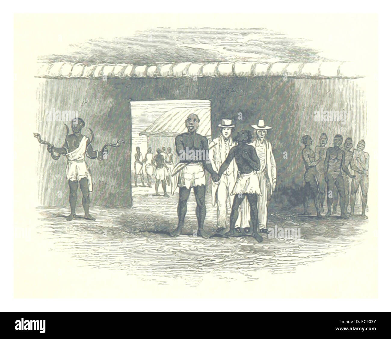 FORBES(1851) p1.133 scena al mercato di schiavi Foto Stock