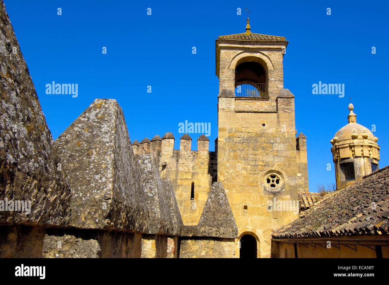 Alcázar de los Reyes Cristianos, Alcazar dei Re Cattolici, Cordoba, Andalusia, Spagna, Europa Foto Stock