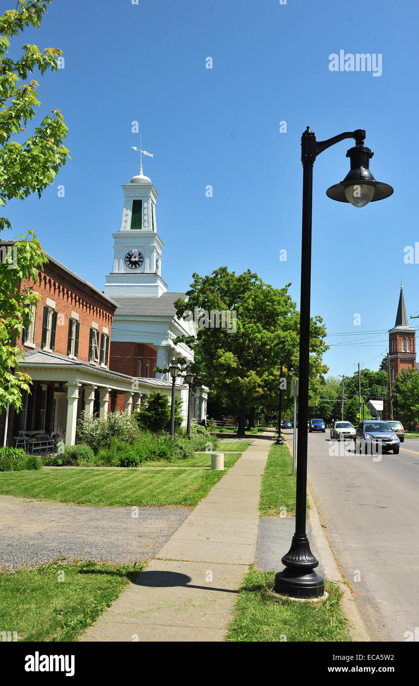 Città Trumansburg, nello Stato di New York, Stati Uniti Foto Stock