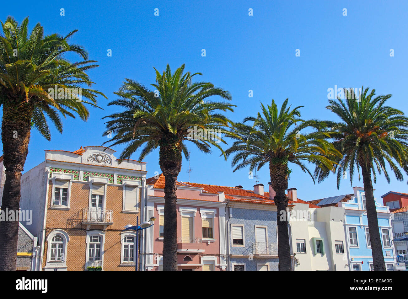 Il vecchio quartiere dei pescatori, Aveiro, regione di Beiras regione, Portogallo, Europa Foto Stock