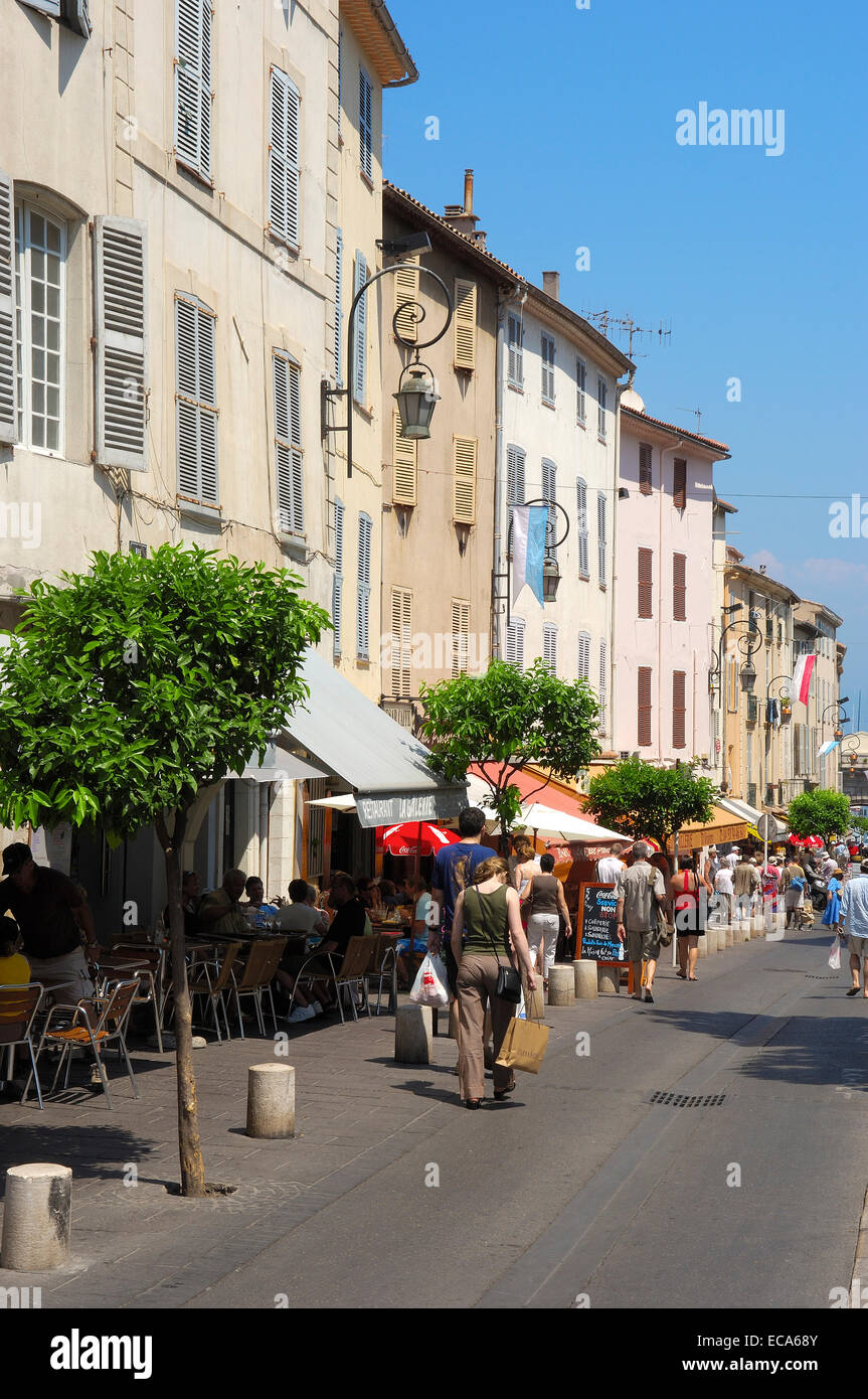 Città vecchia, Antibes, Provence-Alpes-Côte d'Azur, Costa Azzurra, Francia, Europa Foto Stock