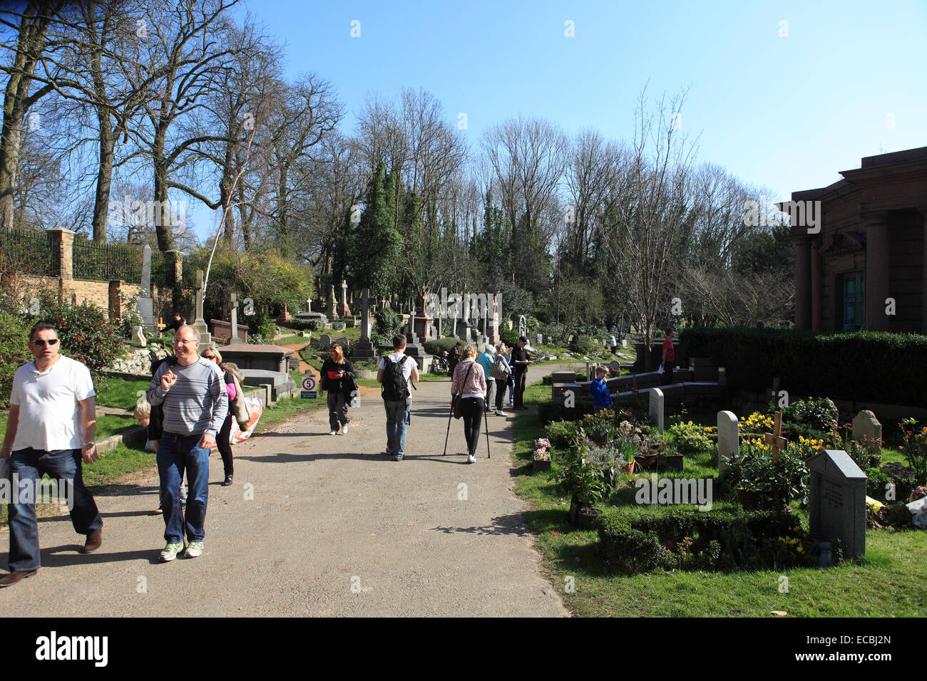 Regno Unito North London Highgate cimitero est Foto Stock