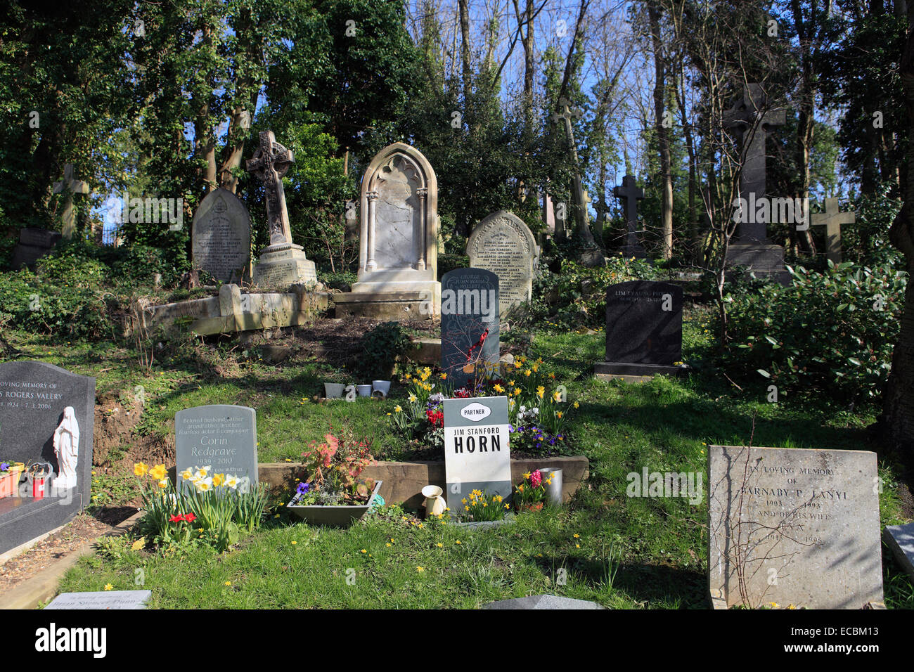 Regno Unito North London Highgate cimitero est Foto Stock