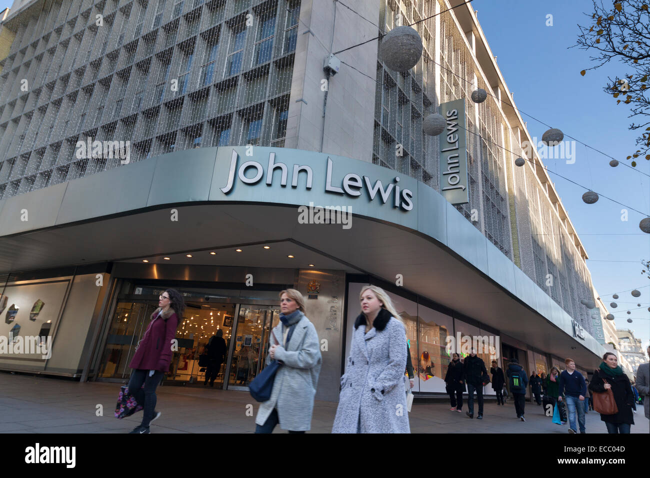 John Lewis department store in Oxford Street Foto Stock