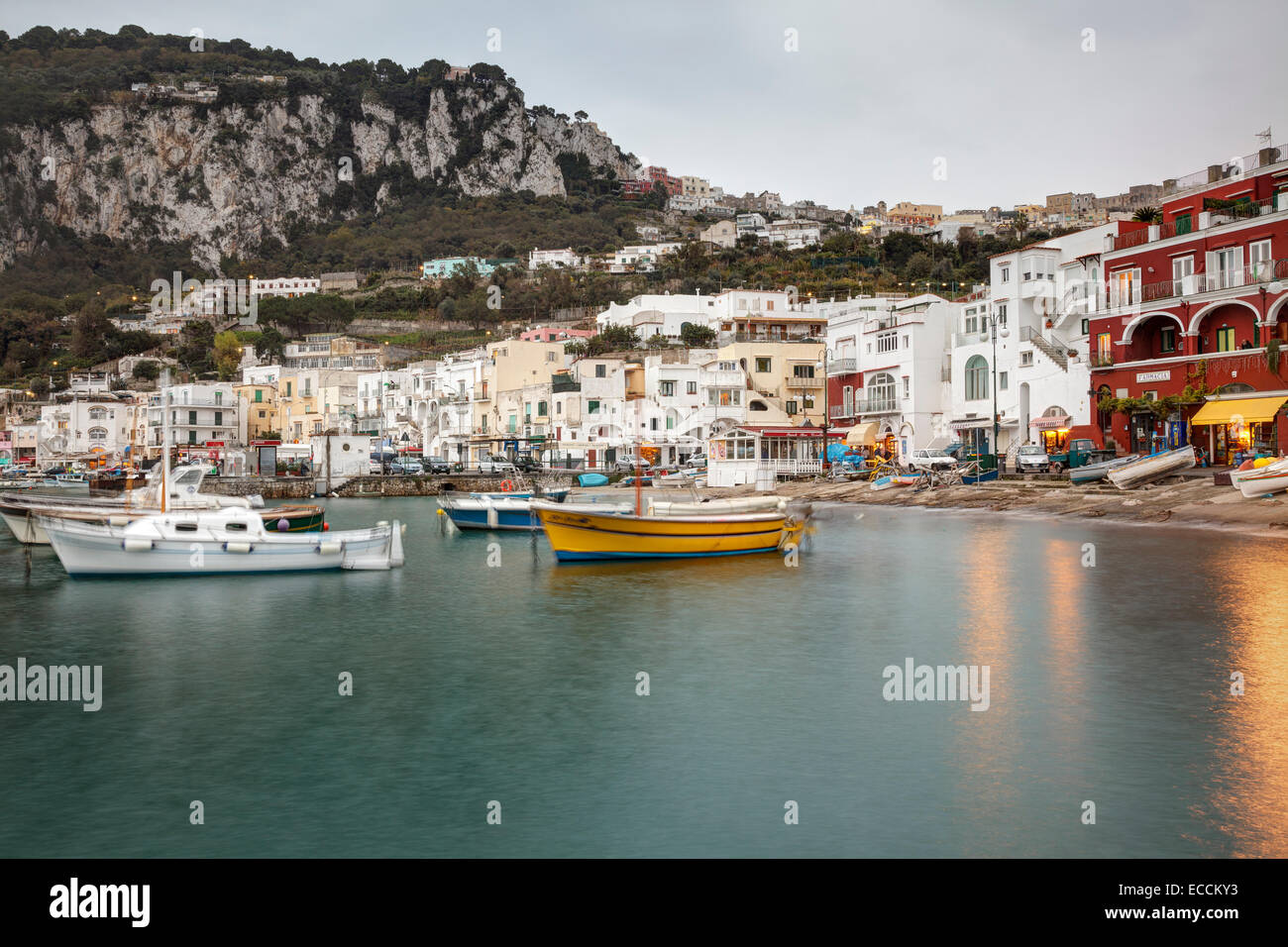 Marina Grande di Capri, Campania, Italia Foto Stock