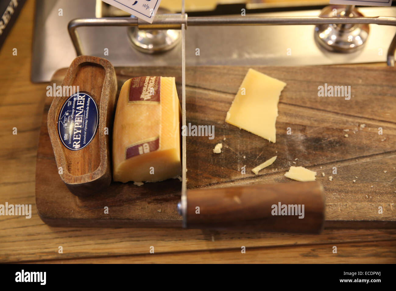Holland formaggi Coltello Europa amsterdam Foto Stock