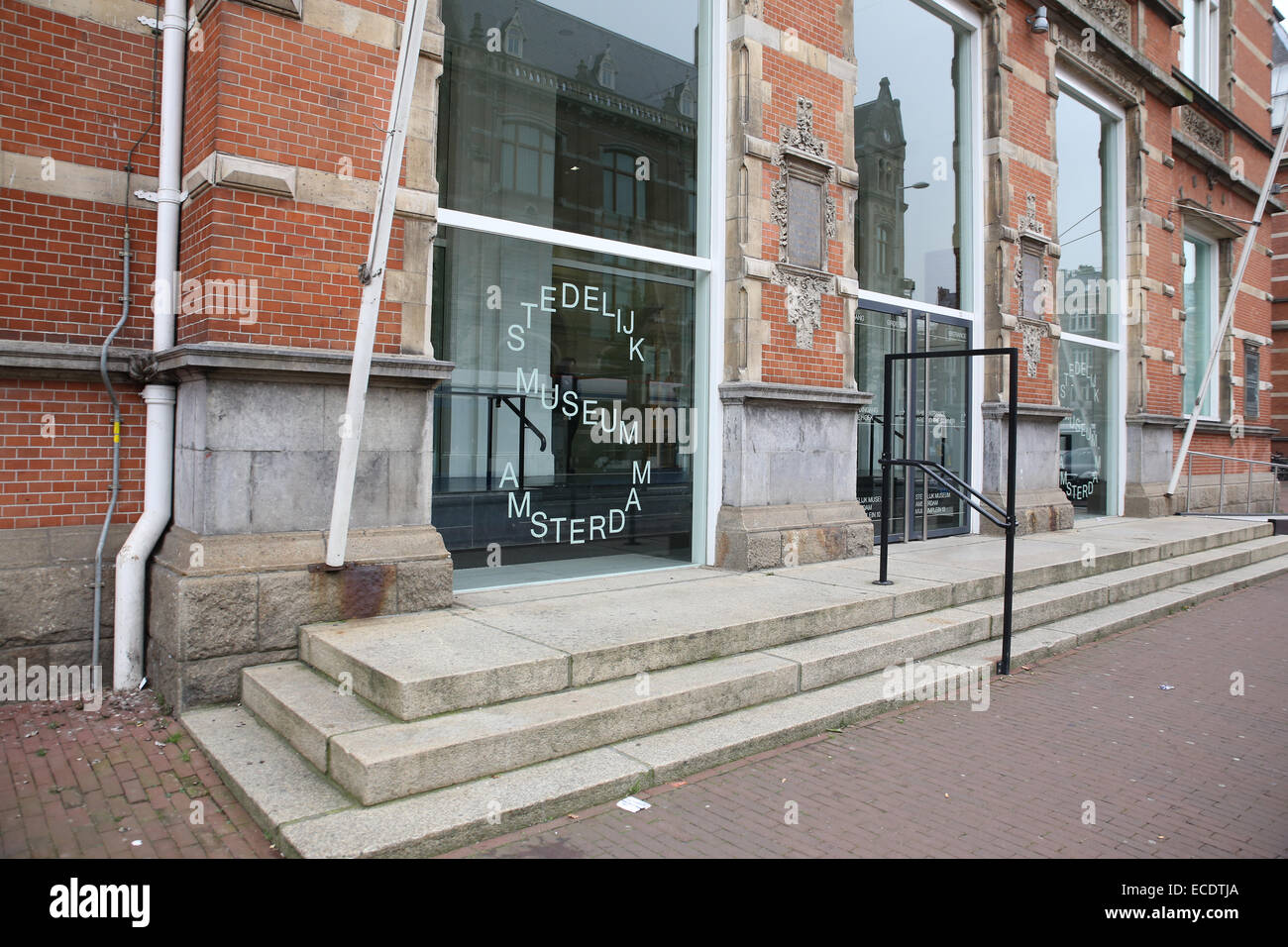 Amsterdam Stedelijk Museum esterno Foto Stock