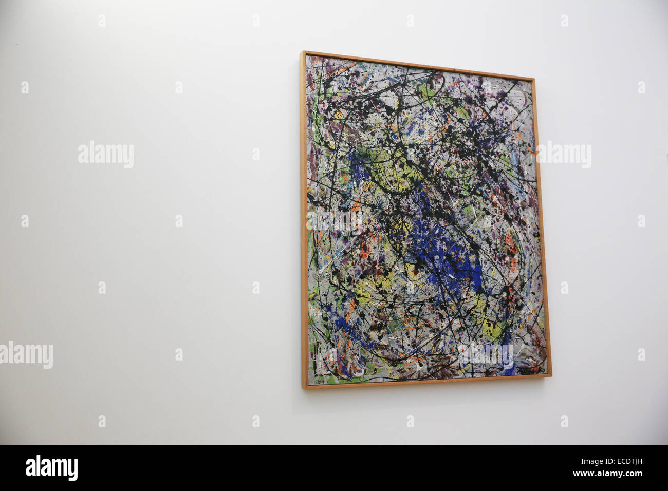 L'arte astratta pittura parete pensile Foto Stock