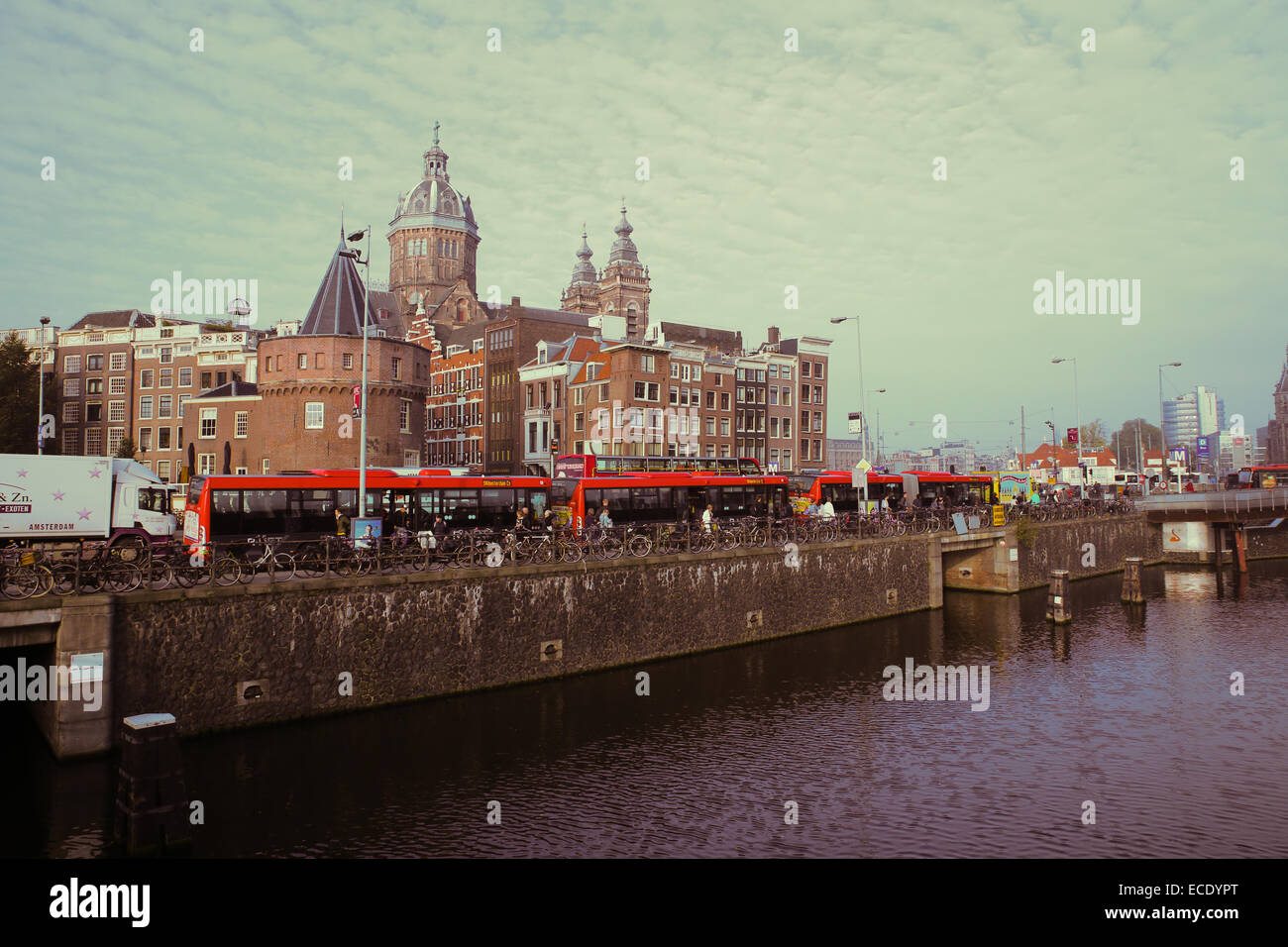 Amsterdam City line Foto Stock