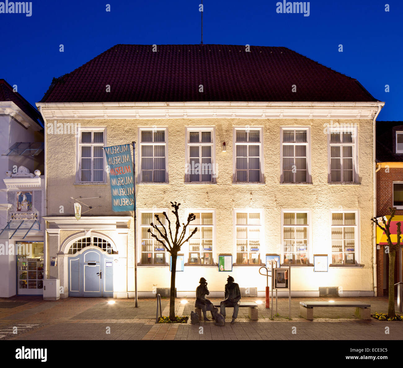 Alte Kanzlei, ex residenza di città del conte Johann Cirksenas, ora museo di storia, Aurich, Frisia orientale, Bassa Sassonia, Germania Foto Stock