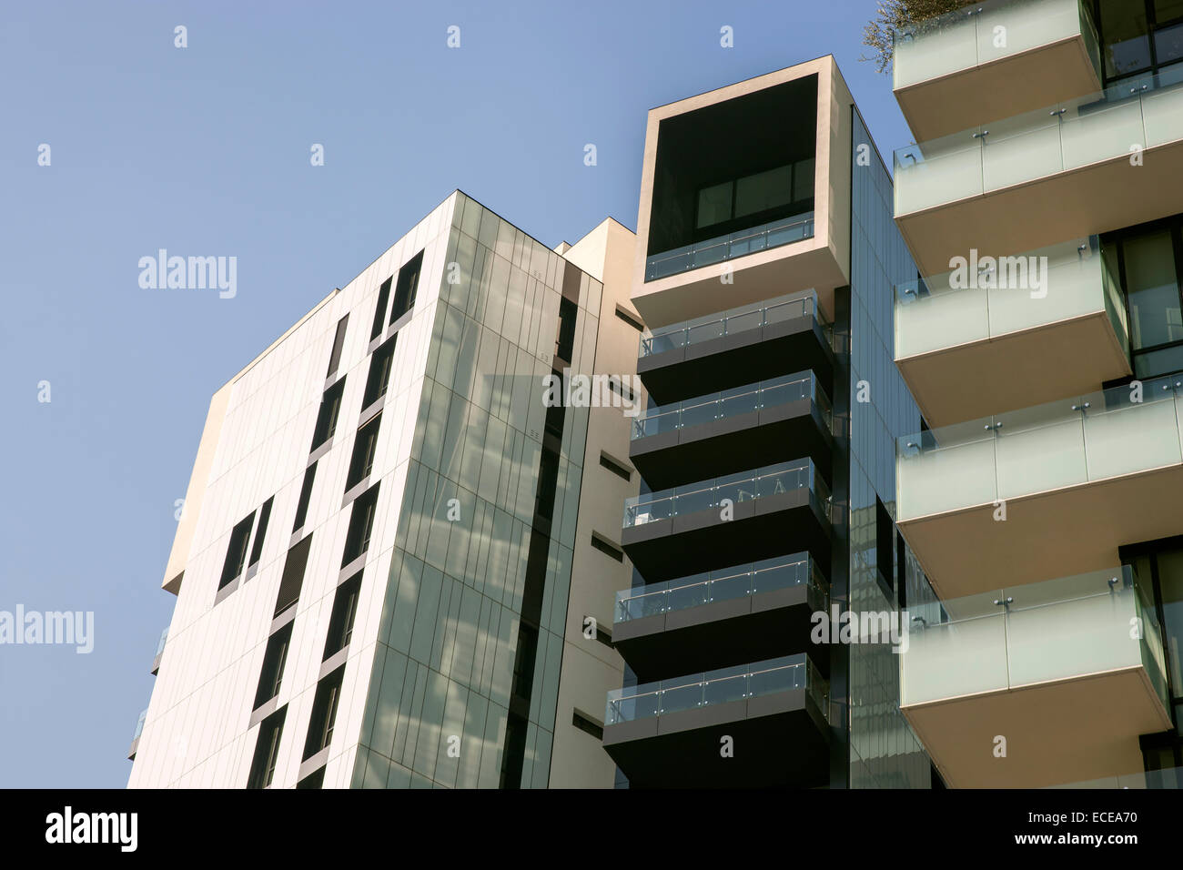 Milano, piazza Alvar Aalto Lombardia, Italia Foto Stock