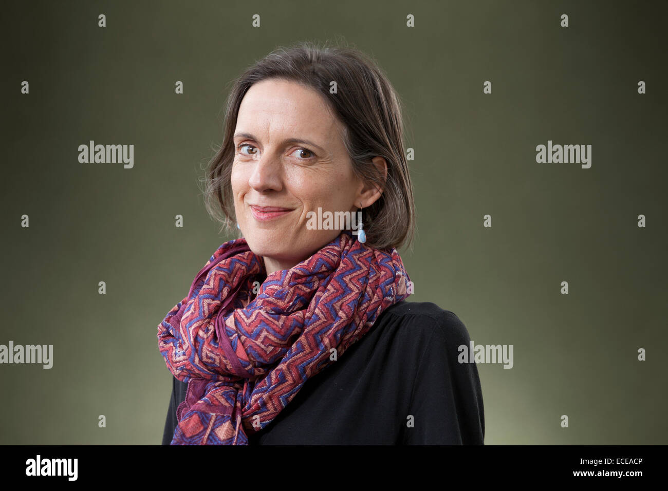 Rebecca Mead, staff writer per il New Yorker e autore, a Edinburgh International Book Festival 2014. Edimburgo, Scozia. 17 Agosto 2014 Foto Stock