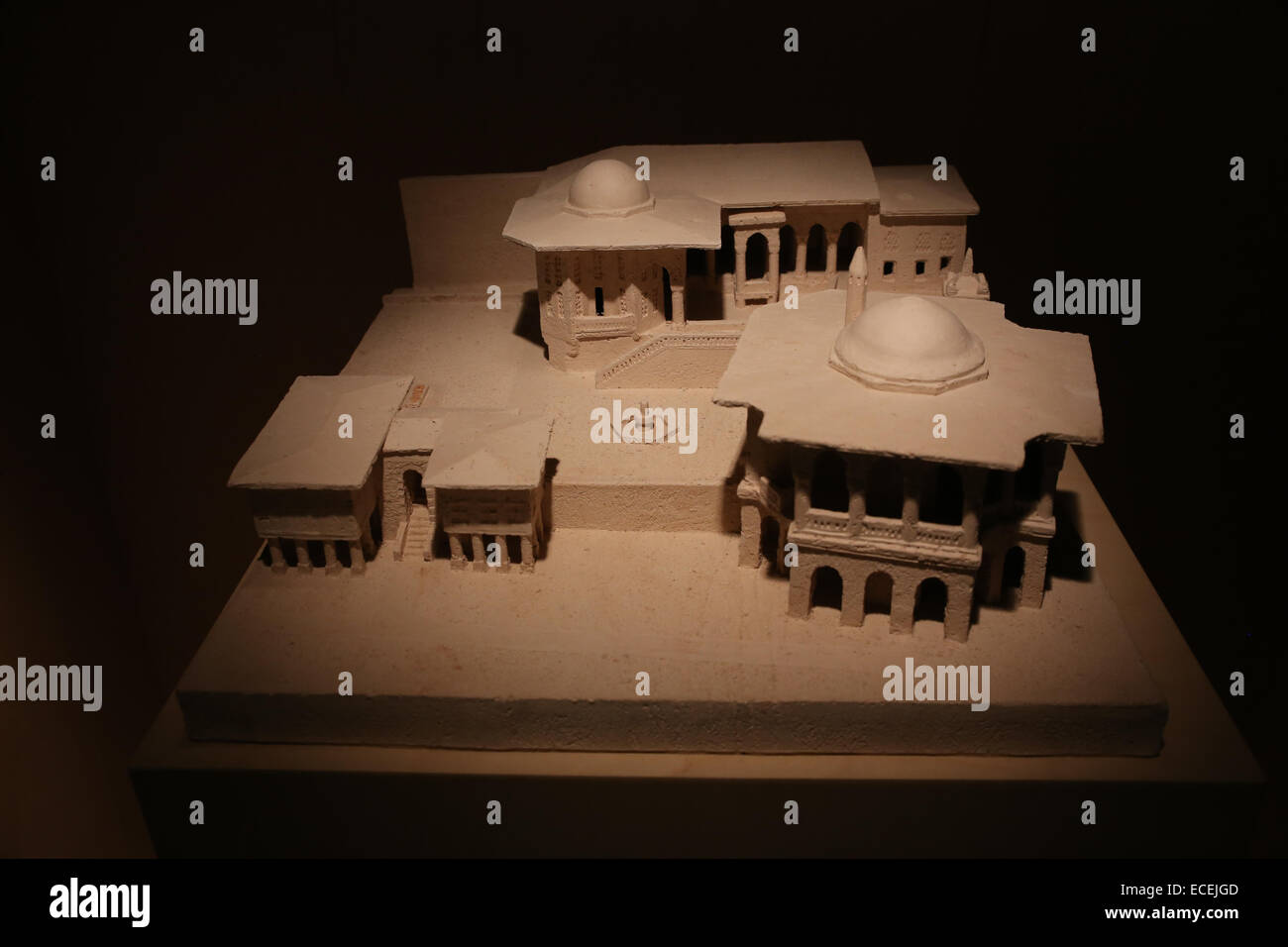 Il ottooman giardini presso il Palazzo di Topkapi a Istanbul è un fiore di laboratorio di sviluppo Foto Stock