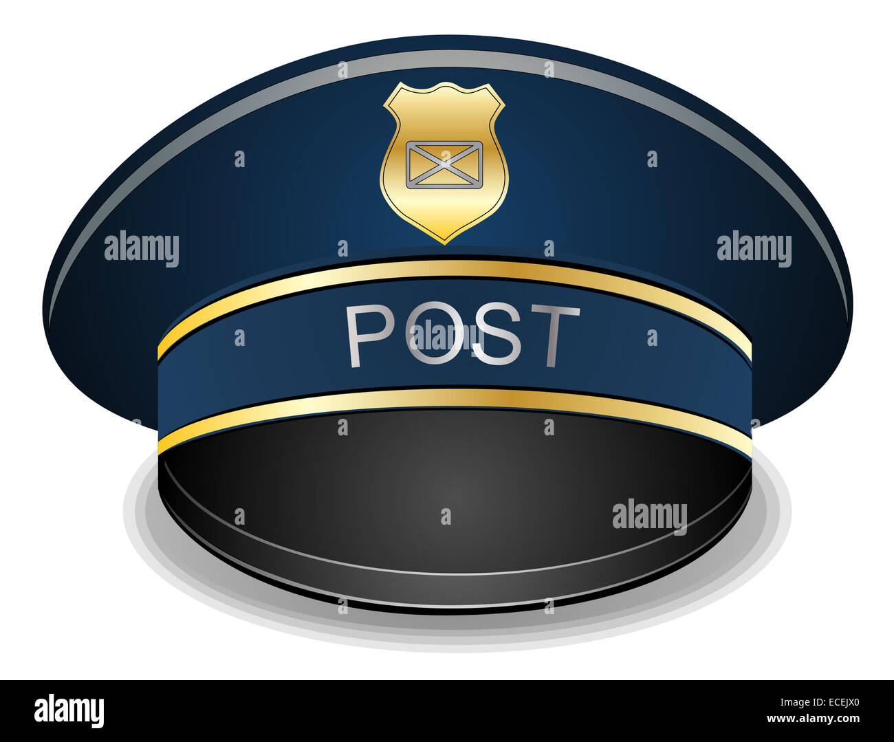 Cap di postino Foto Stock