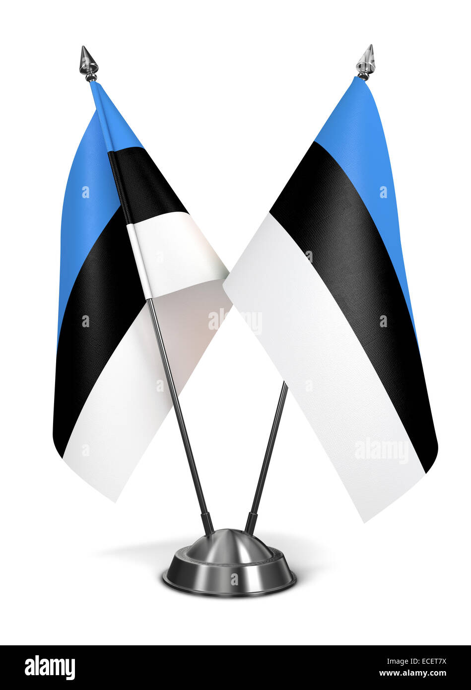 Estonia - Bandiere in miniatura. Foto Stock