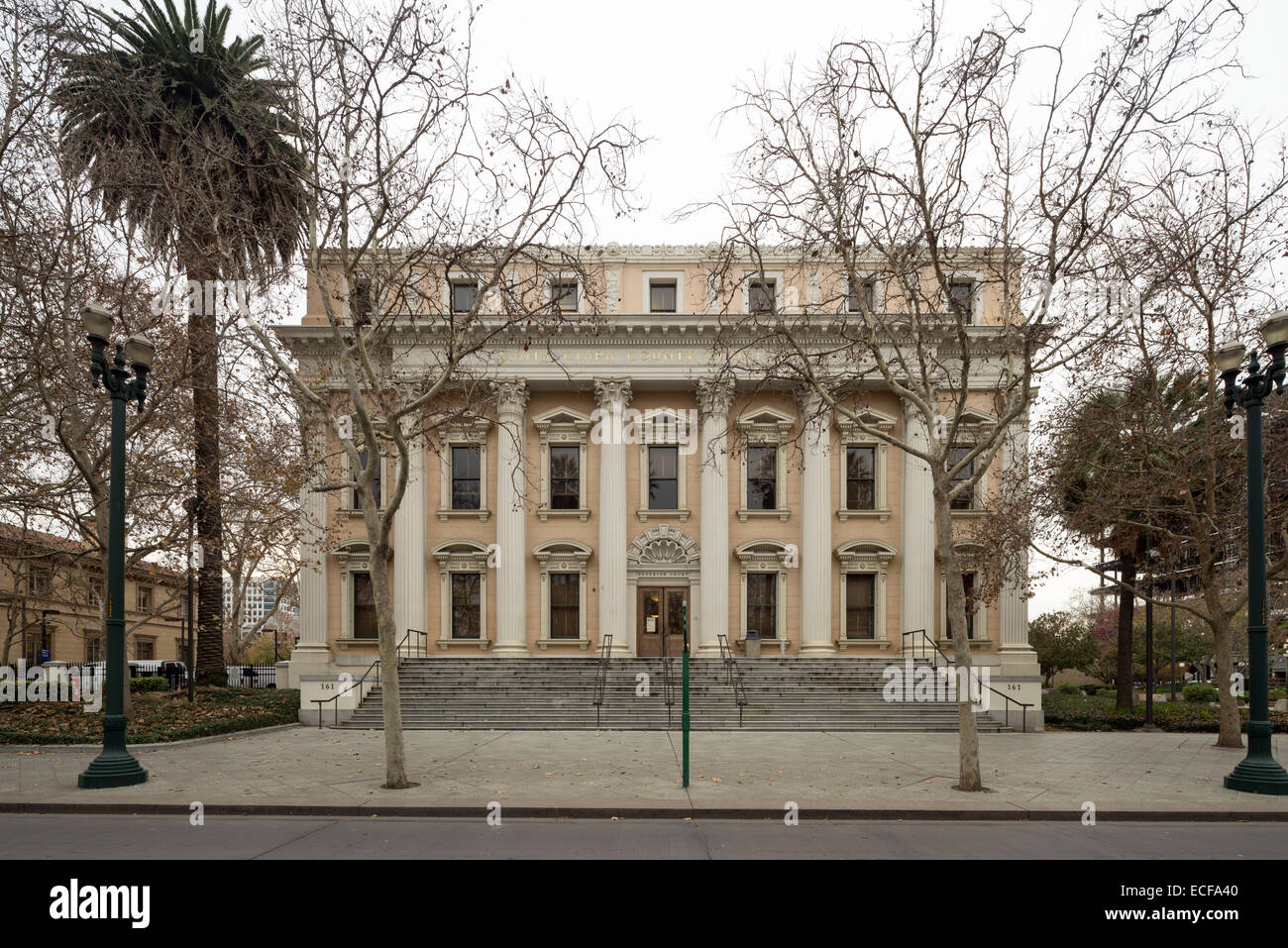 Santa Clara County Courthouse, San Jose, CA. Foto Stock