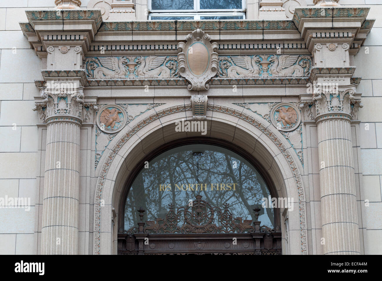 Santa Clara County Courthouse, San Jose, CA. Foto Stock