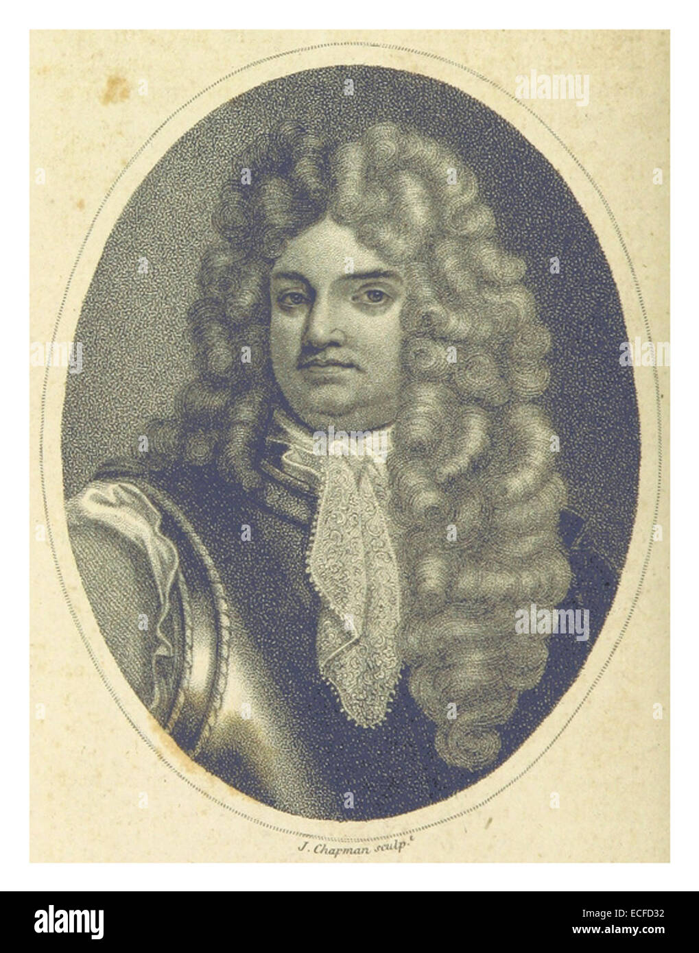 Questa illustrazione del 1800 di Mante ritrae l'ammiraglio Sir George Rooke, una figura chiave nella storia navale britannica. Il ritratto evidenzia il ruolo di Rooke durante significativi impegni navali. Foto Stock