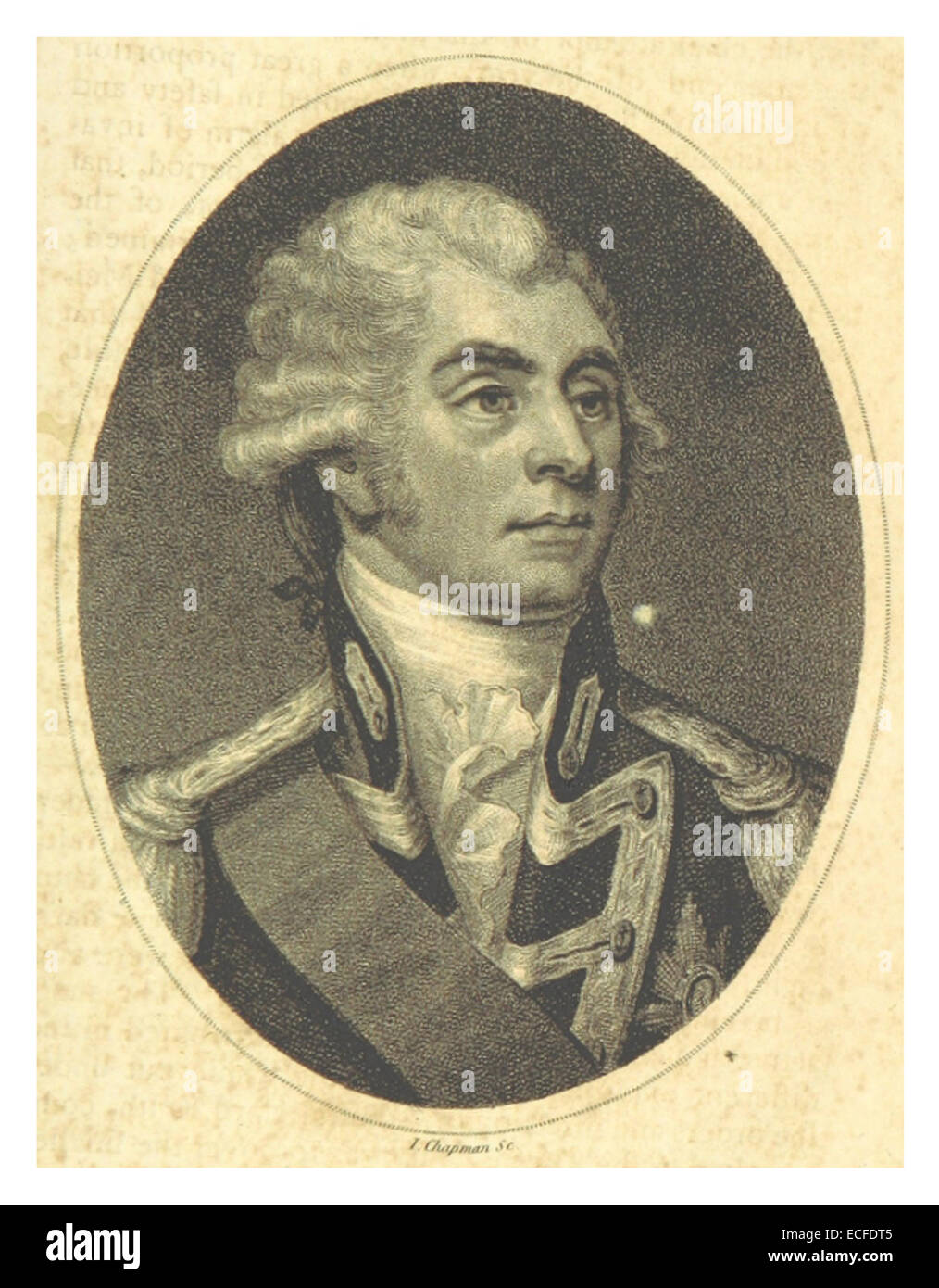 MANTE(1800) p8.517 Ammiraglio Lord KEITH Foto Stock
