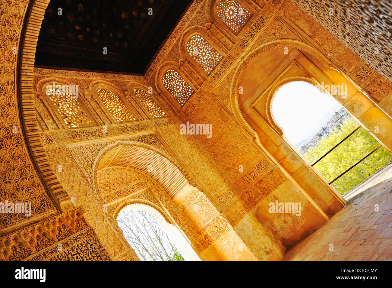 Alhambra - Generalife. Granada, Andalusia. Foto Stock