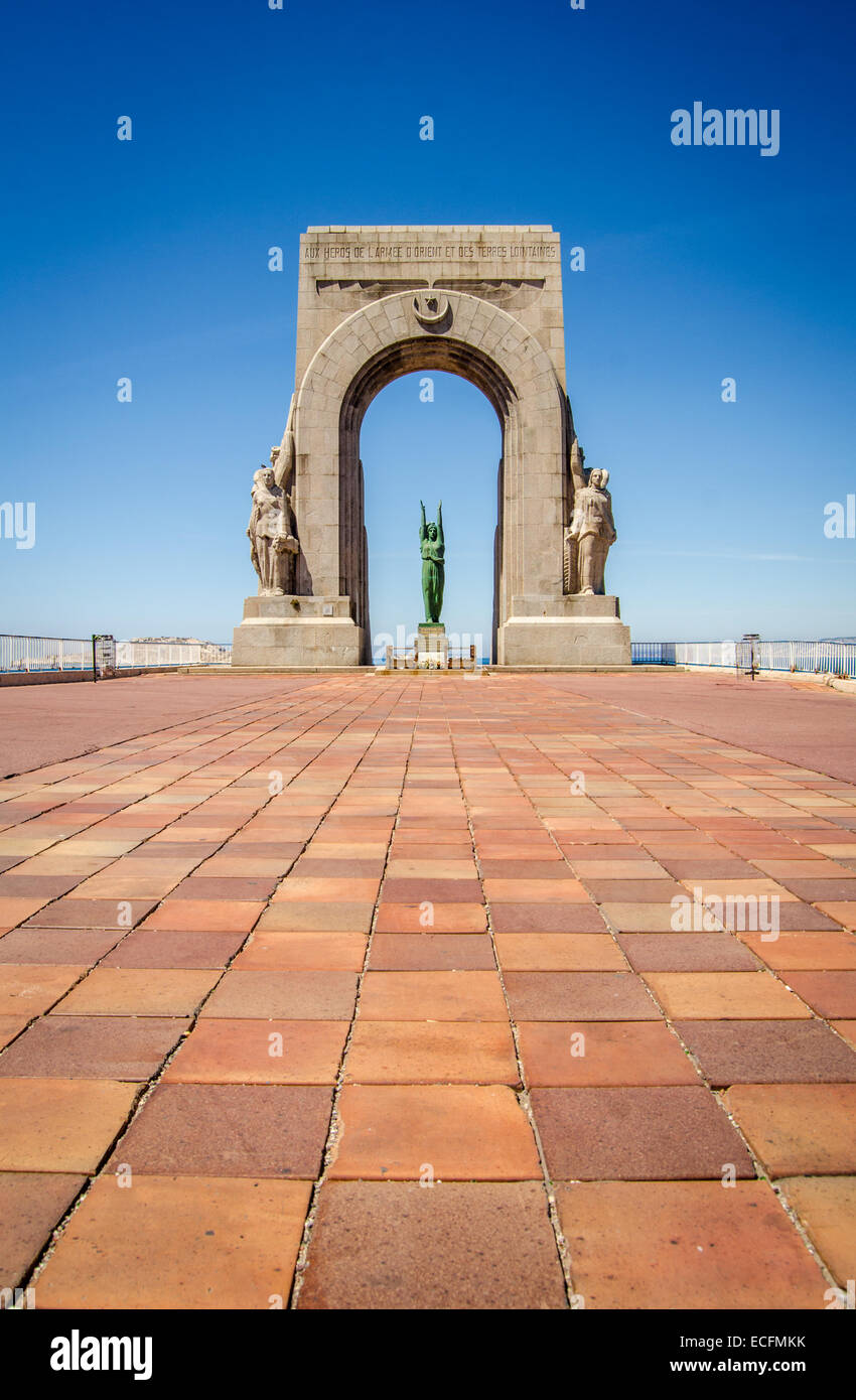 Marsiglia Memoriale di guerra Foto Stock