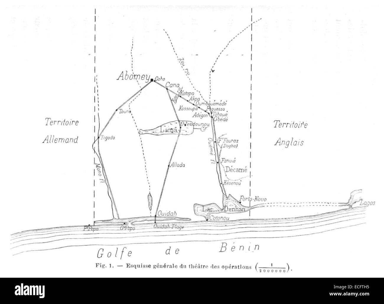 ROQUES(1892) p009 Fig.1 Foto Stock