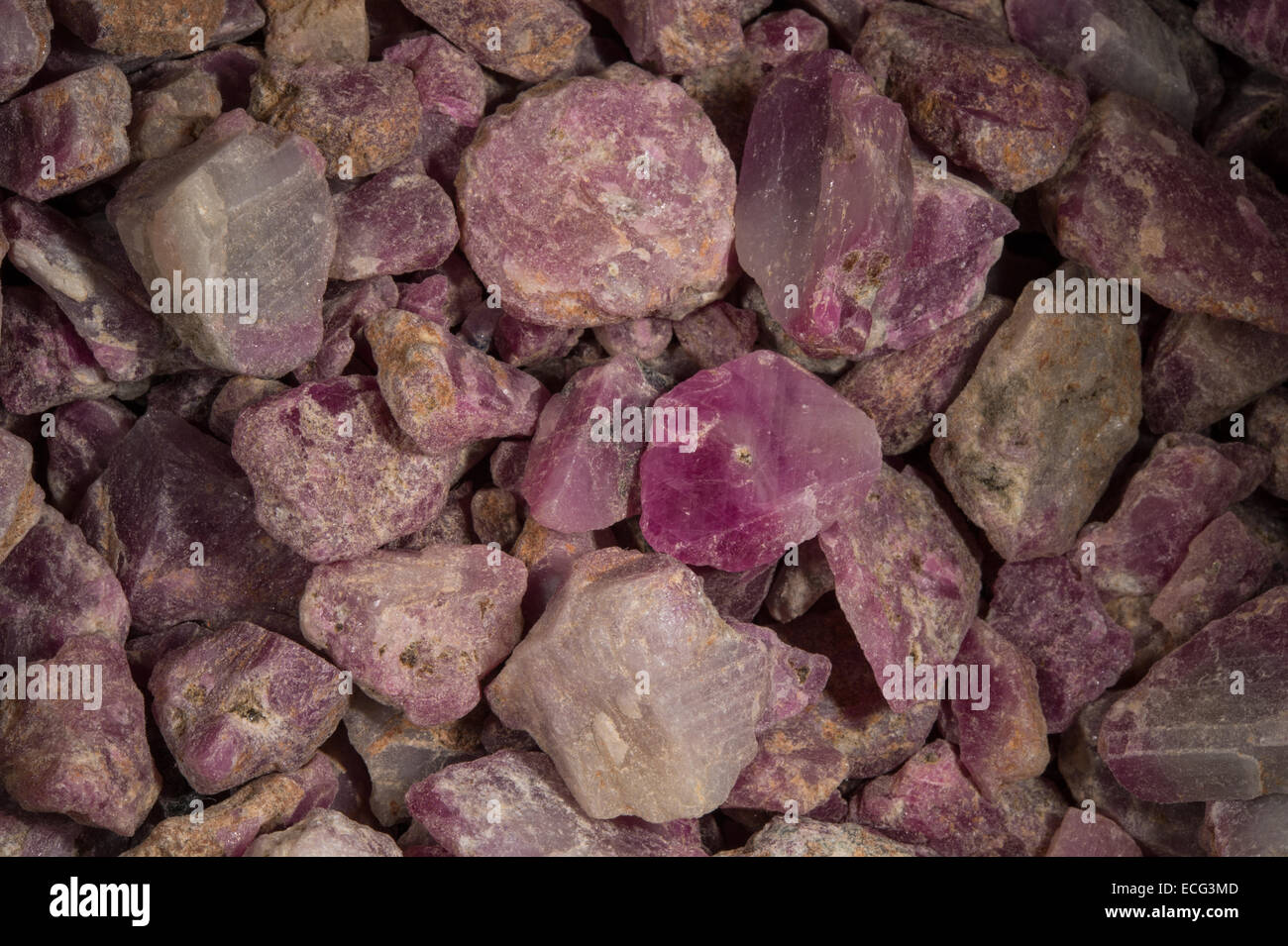 Materie rubin Etiopia, Africa Foto Stock