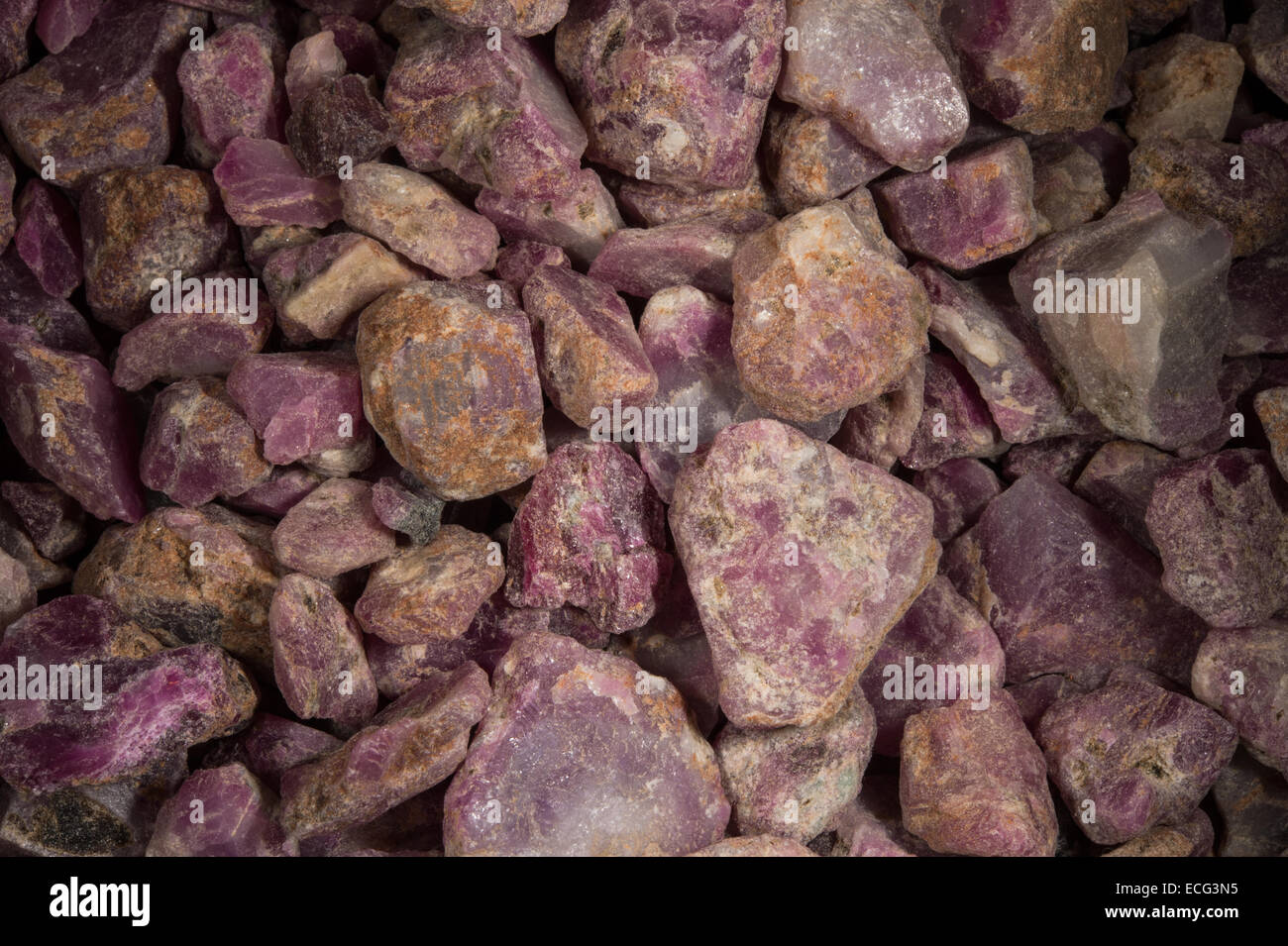 Materie rubin Etiopia, Africa Foto Stock