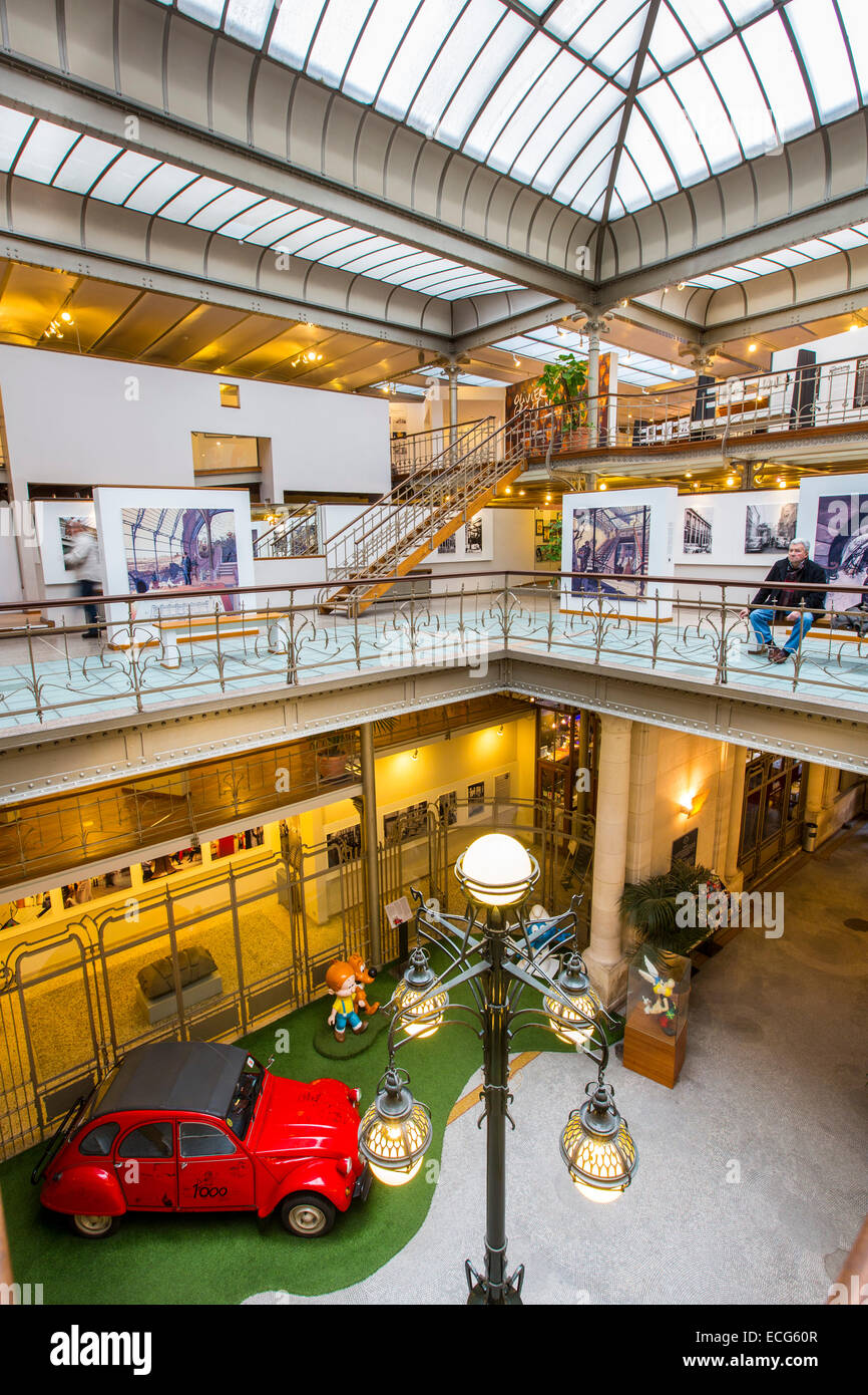Museo Comico a Bruxelles, in un ex Art Nouveau department store, Foto Stock