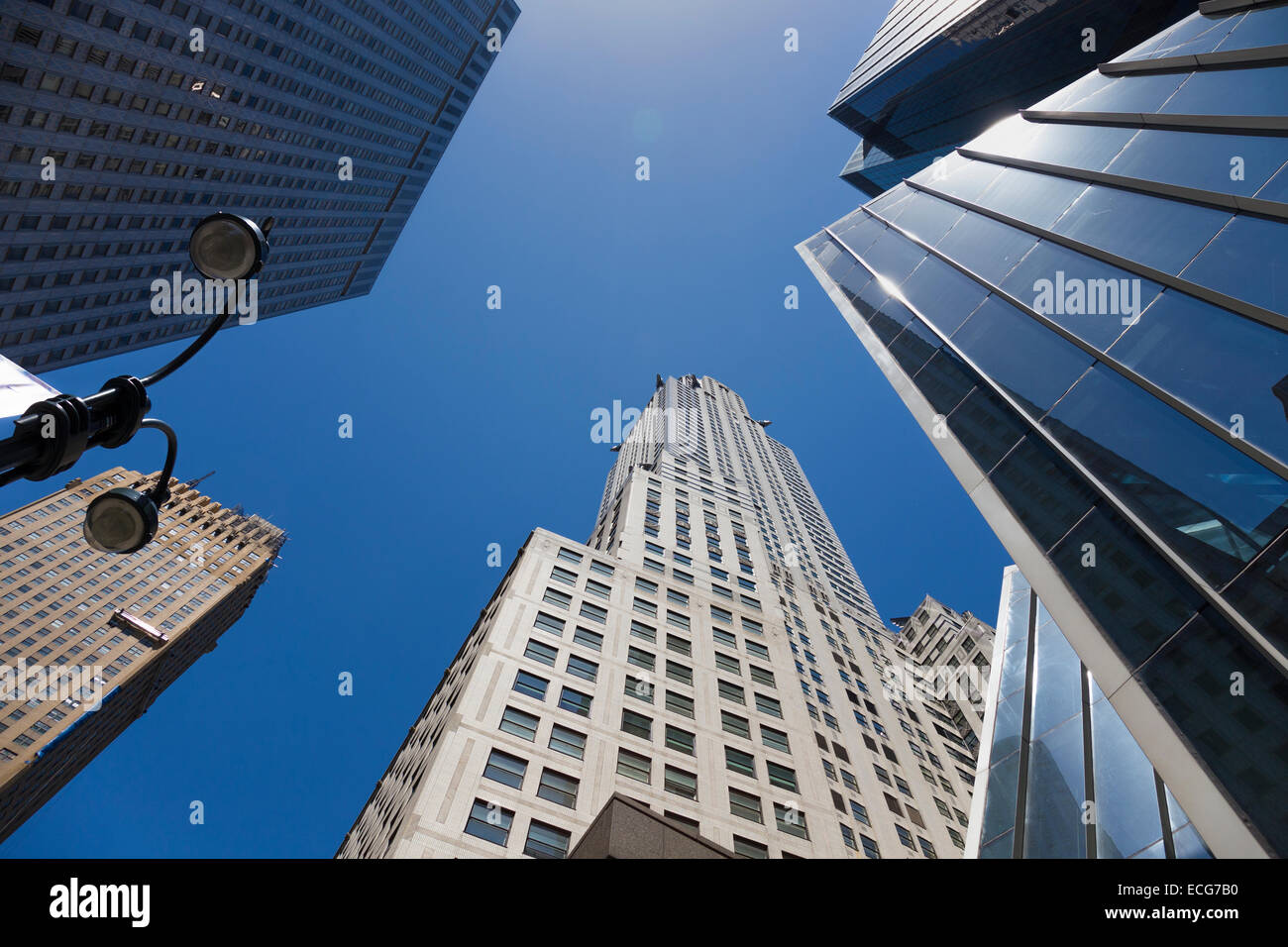 Grattacieli di Manhattan, New York Foto Stock