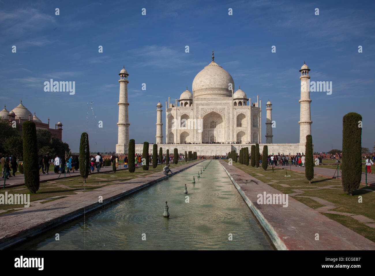 Taj Mahal, Agra, India Foto Stock