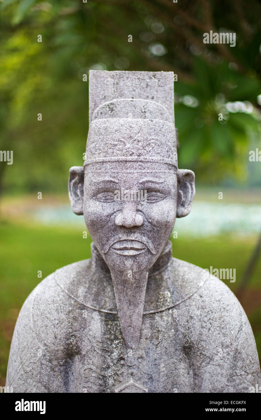 Tomba di Tu Duc in tinta, Vietnam Foto Stock
