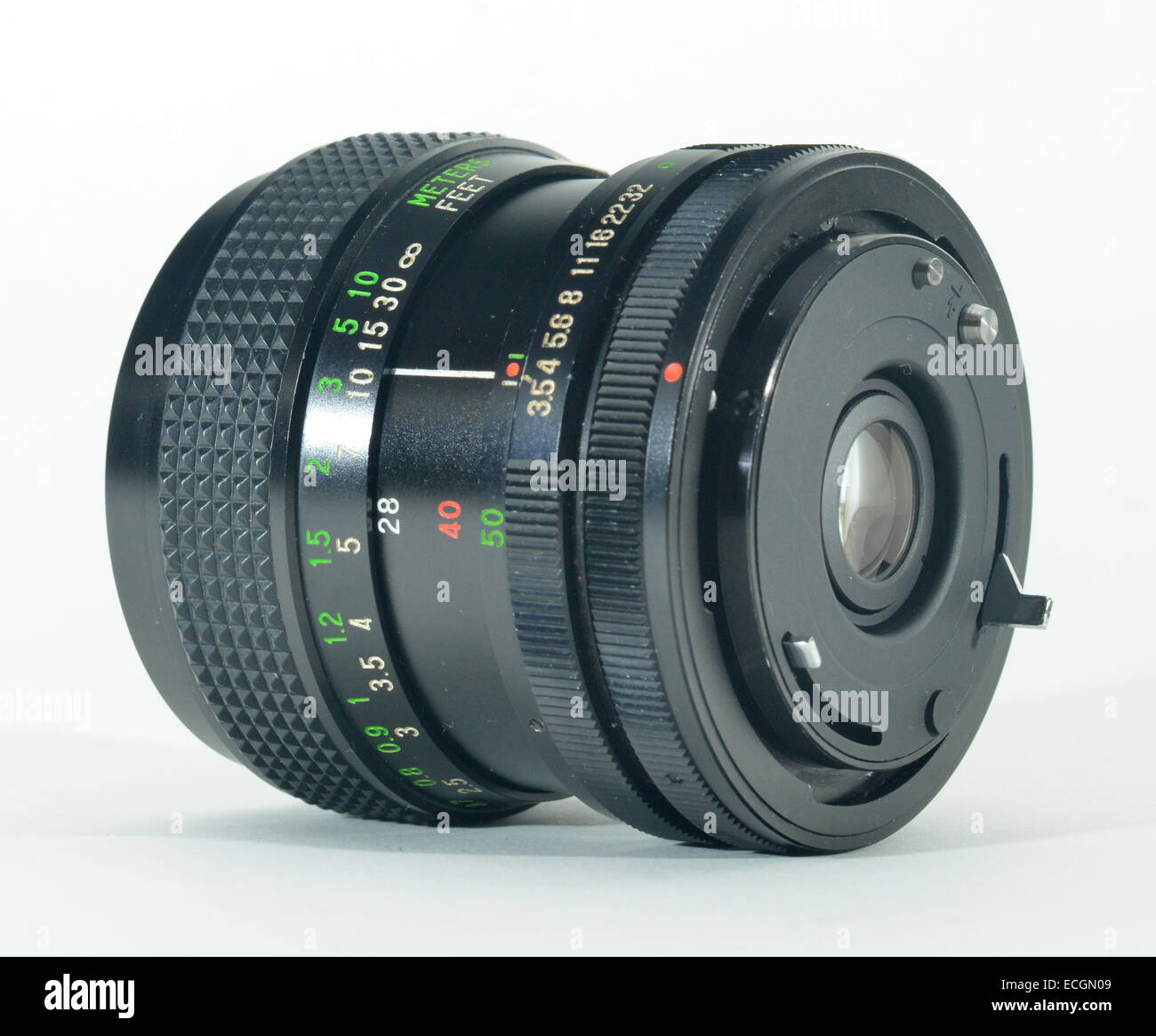 Canon FD mount manuale della messa a fuoco della lente di zoom, 28 - 50mm Vivitar Foto Stock