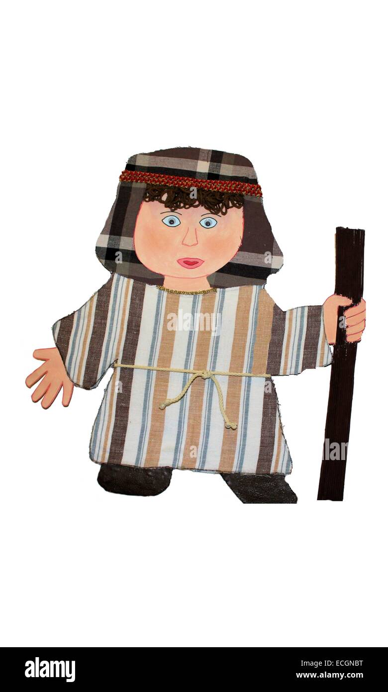 Pastore di natale Foto Stock