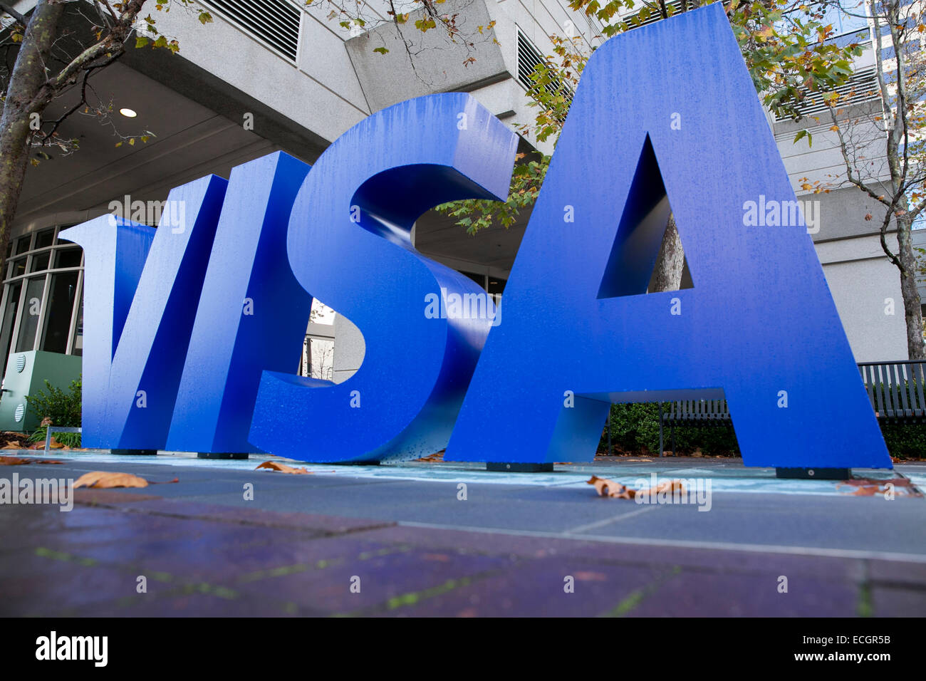 La sede centrale del credito fornitore di carta di credito Visa. Foto Stock