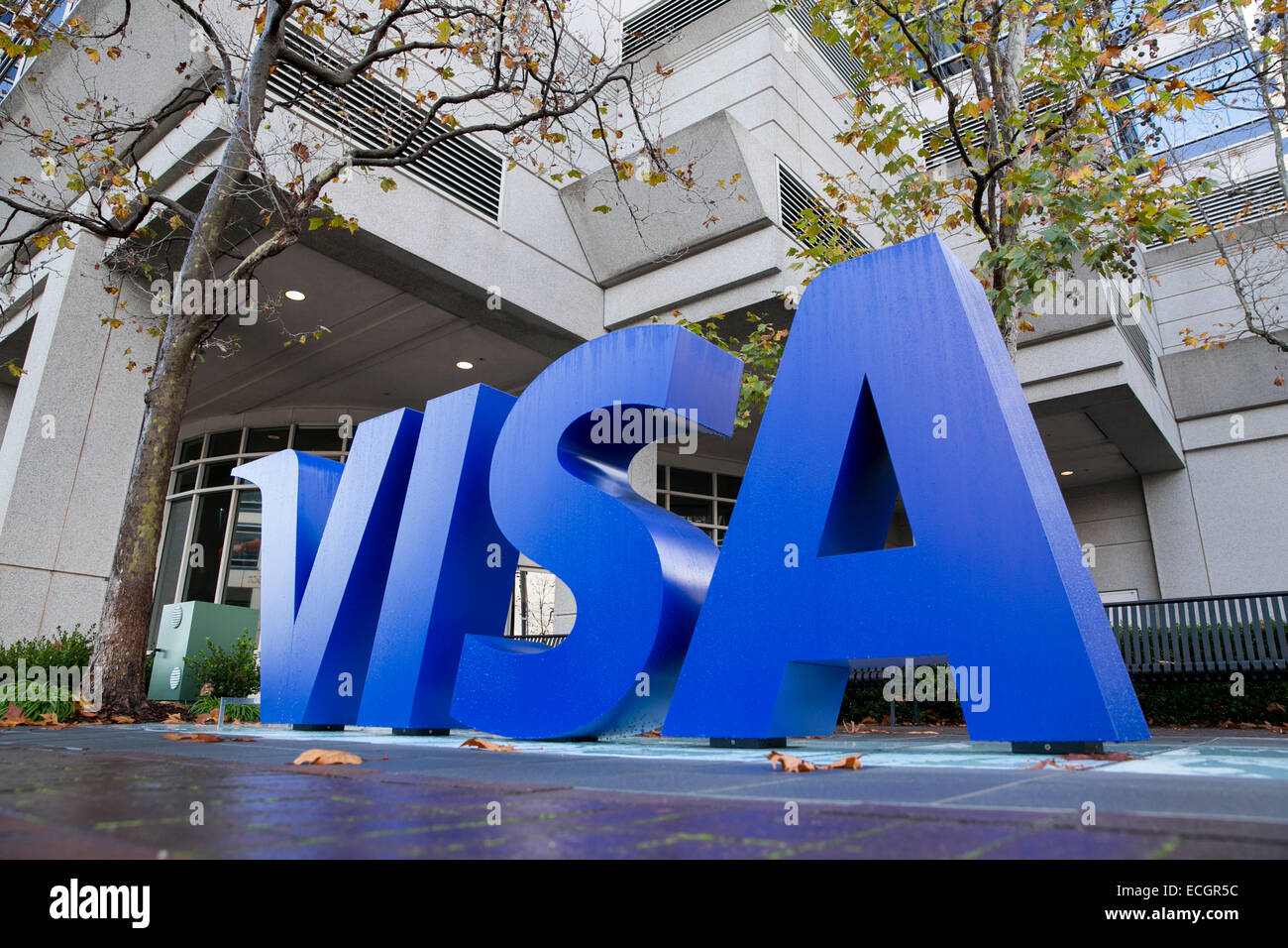 La sede centrale del credito fornitore di carta di credito Visa. Foto Stock