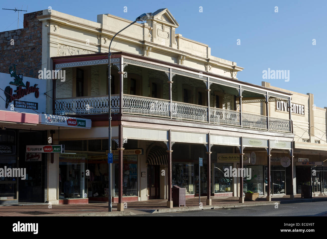 Storico negozio, Main Street, Argent Street, Broken Hill, Nuovo Galles del Sud, Australia Foto Stock