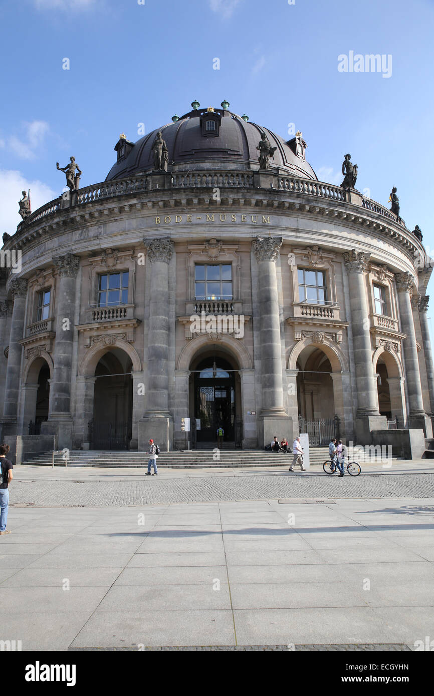 Berlin bode museum ingresso Foto Stock