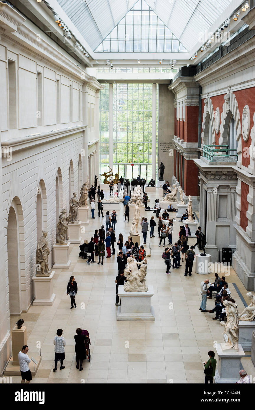 Metropolitan Museum of Art, Manhattan, New York, Stati Uniti Foto Stock