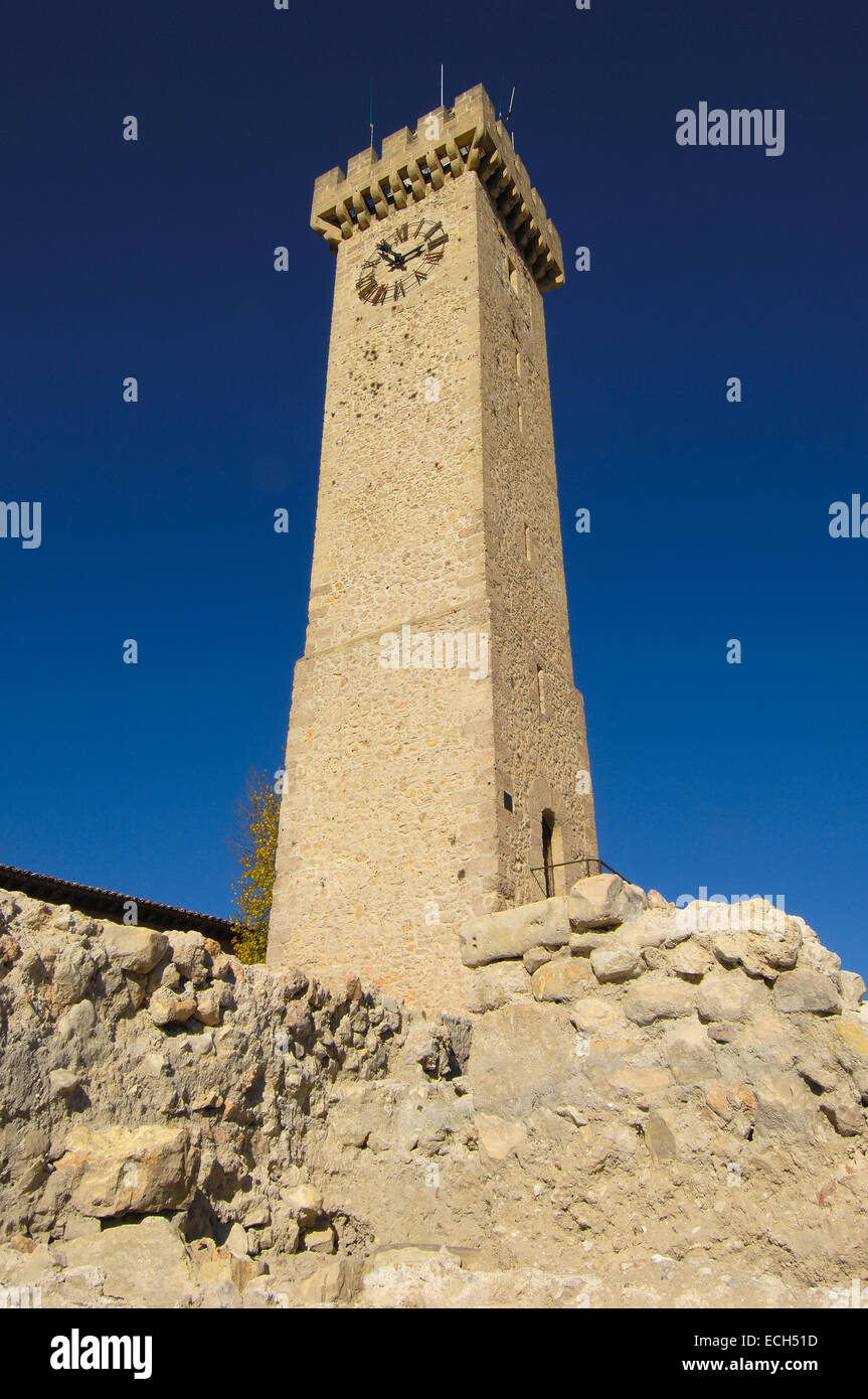 Torre Mangana, Cuenca, Castilla-La Mancha, in Spagna, Europa Foto Stock
