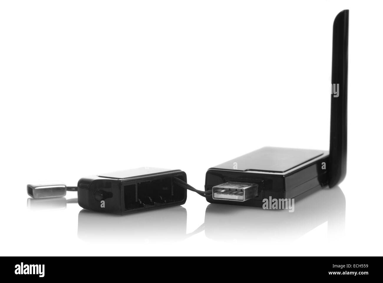 USB 3G modem isolato su bianco Foto Stock