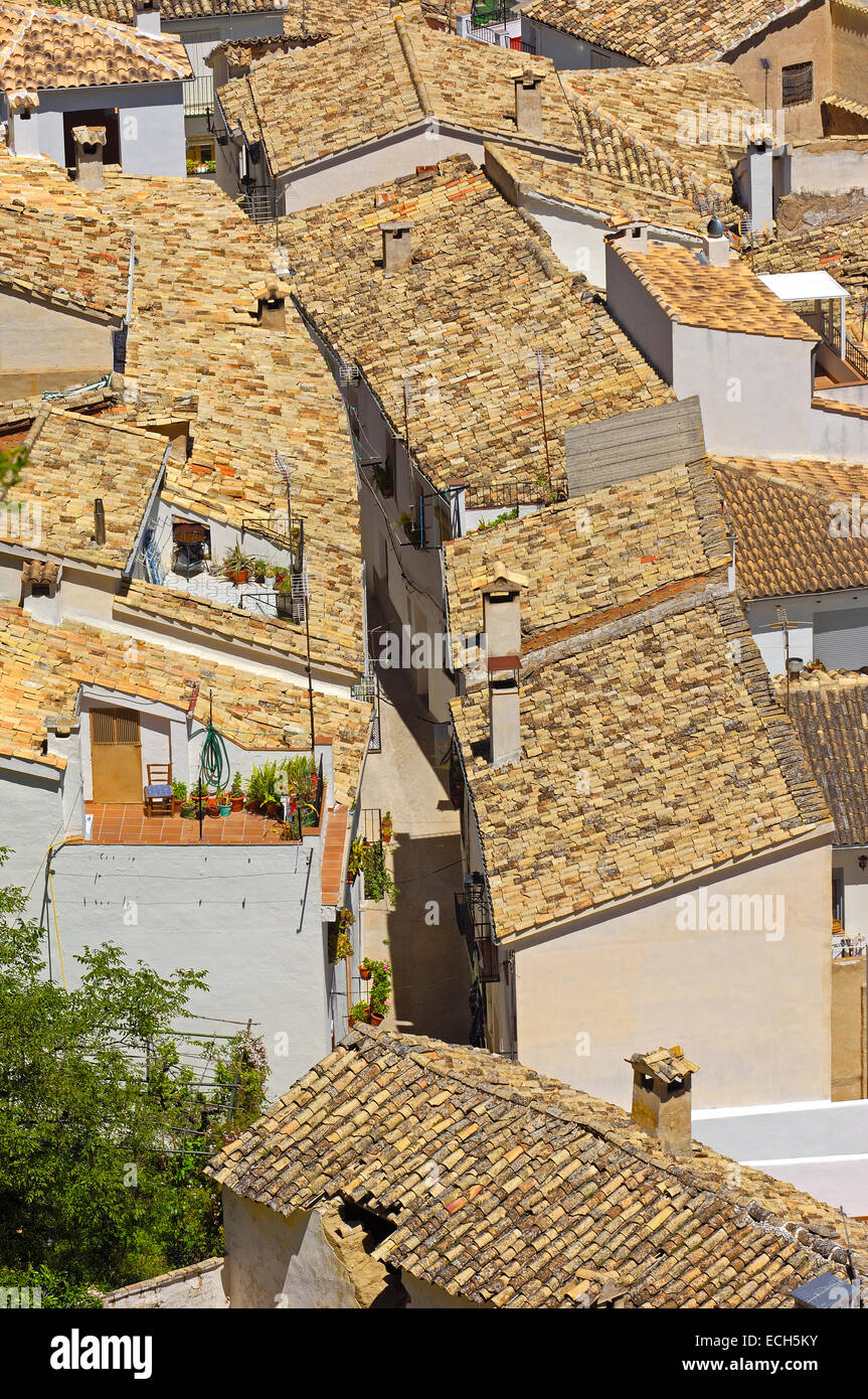 Il villaggio di Cazorla, Sierra de Cazorla Segura y Las Villas parco naturale, provincia di Jaén, Andalusia, Spagna, Europa Foto Stock