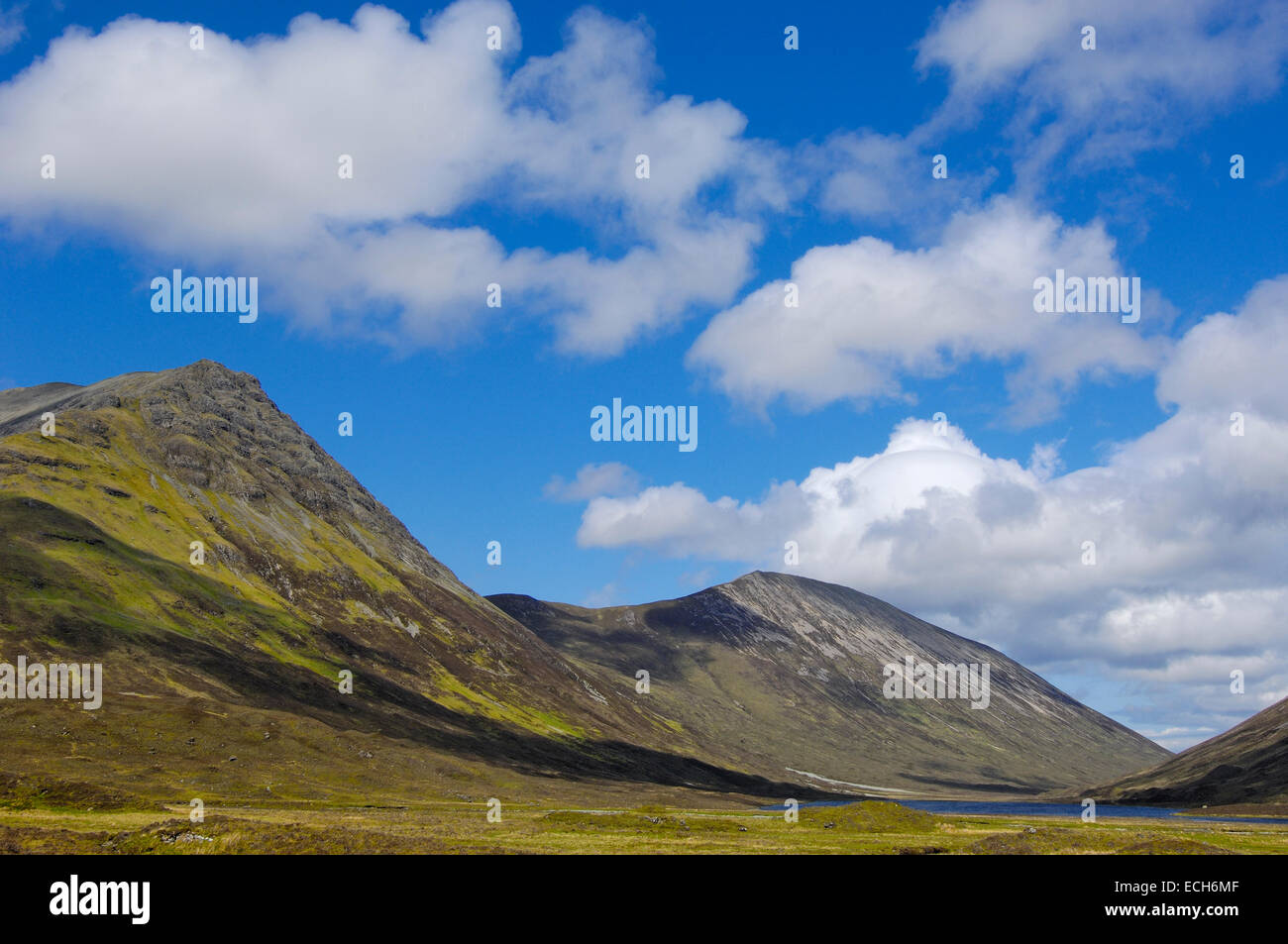 Colline Cuillins, Isola di Skye, Highlands Occidentali, Scotland, Regno Unito, Europa Foto Stock