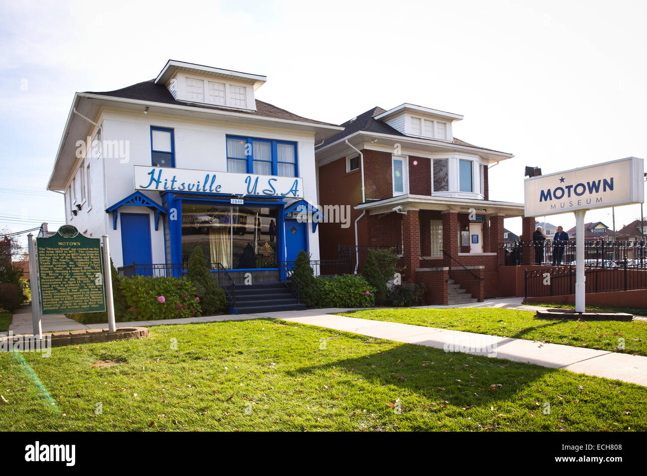 Motown Museum, Detroit, Michigan, Stati Uniti d'America. Ottobre 23, 2014. Foto Stock