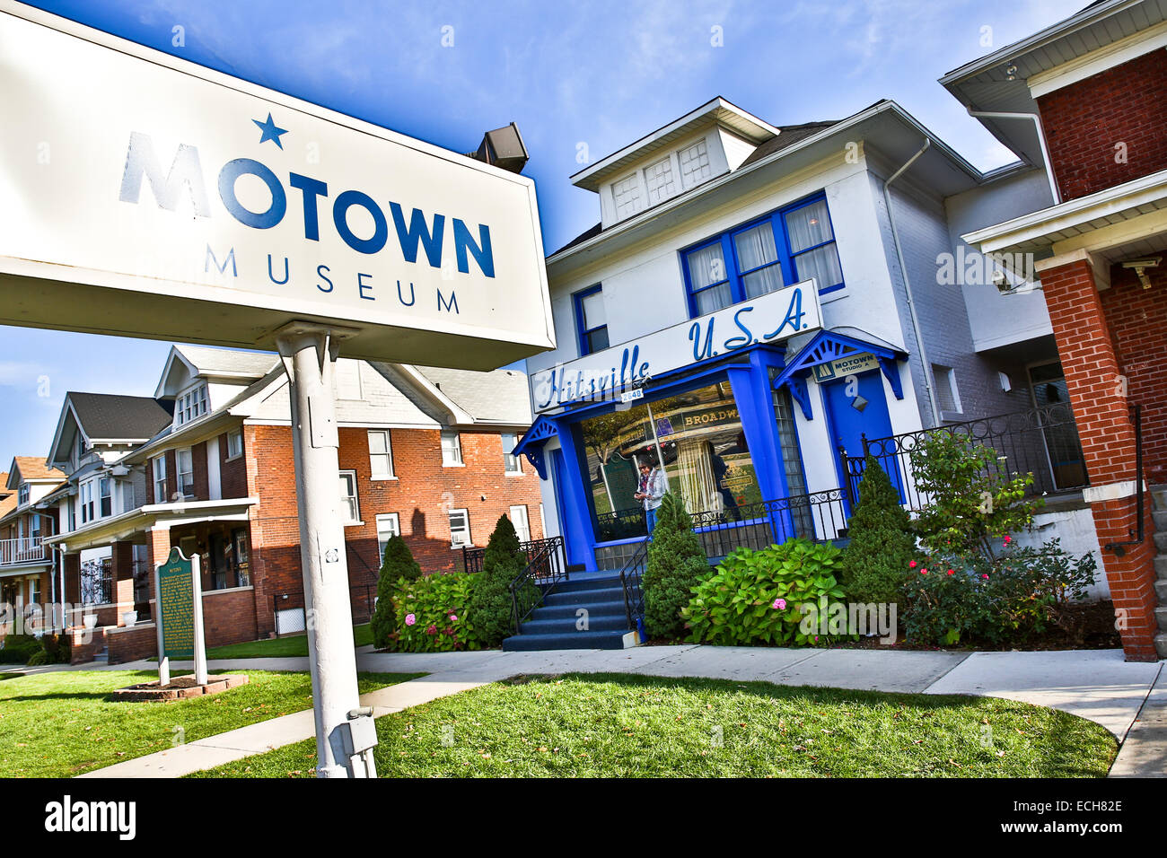 Motown Museum, Detroit, Michigan, Stati Uniti d'America. Ottobre 23, 2014. Foto Stock