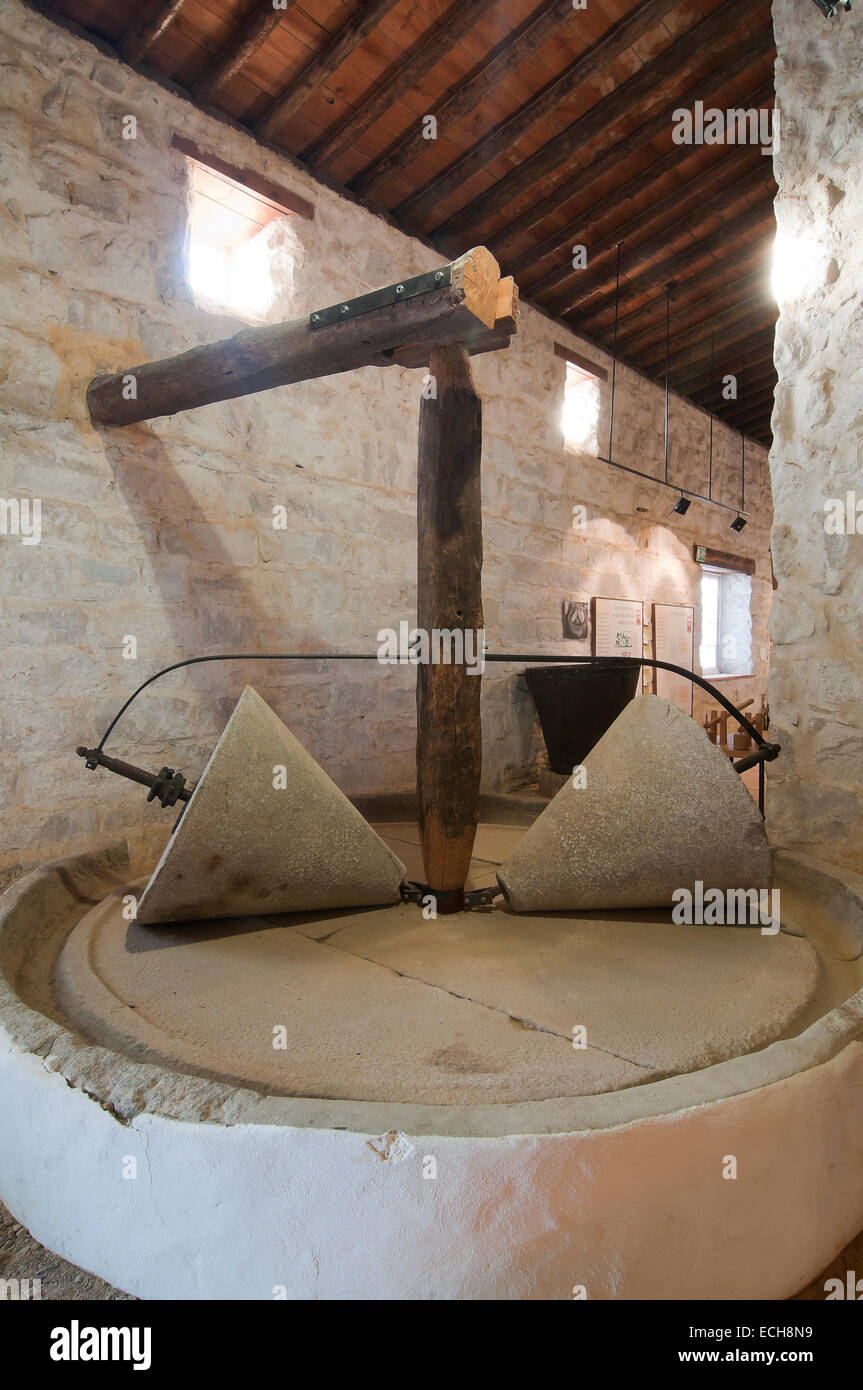Cultura Museo dell'Olivo - mill, Puente del Obispo-Baeza, Jaen provincia, regione dell'Andalusia, Spagna, Europa Foto Stock