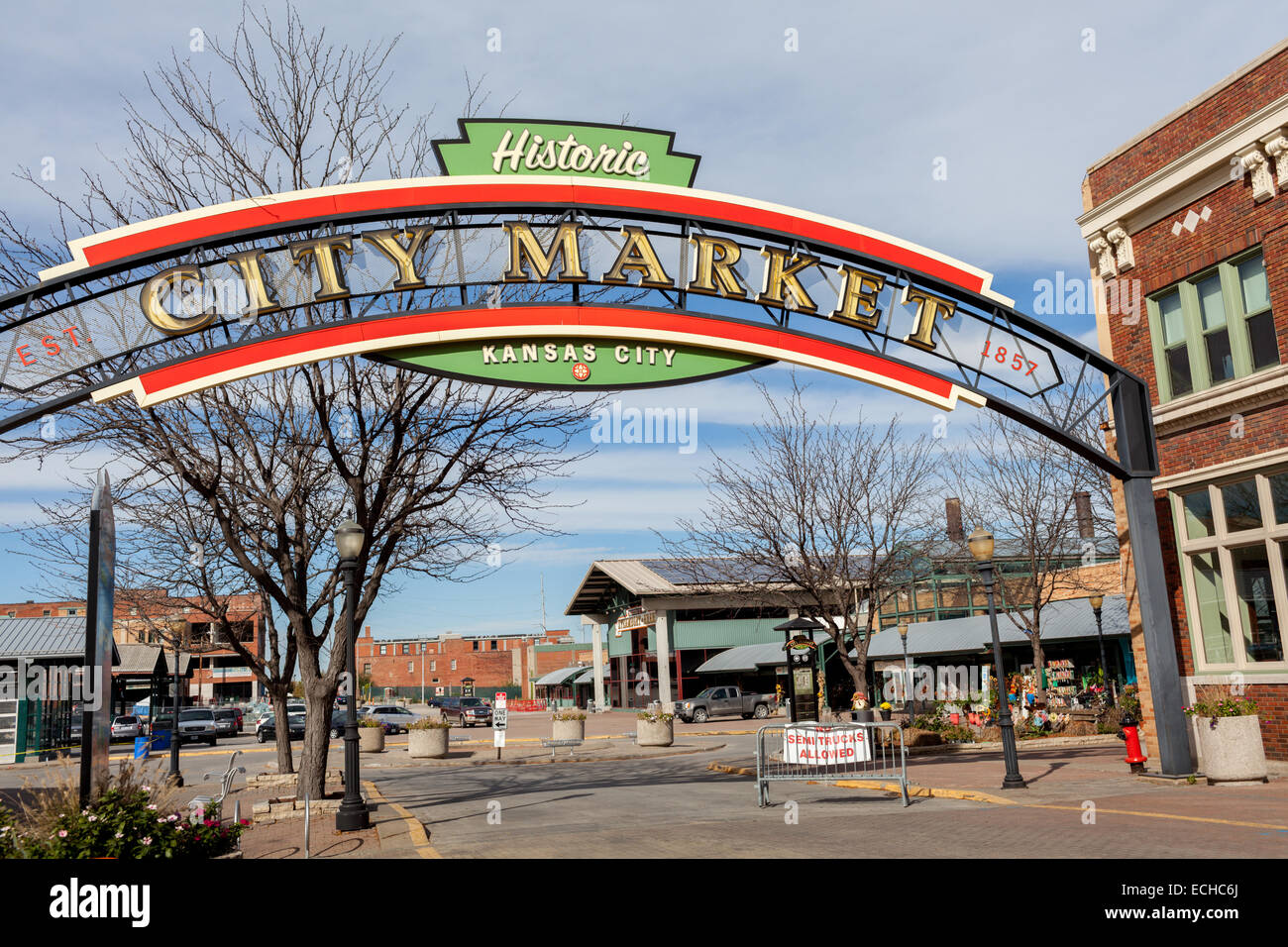 Storica città mercato, Kansas City, Missouri, Stati Uniti d'America Foto Stock