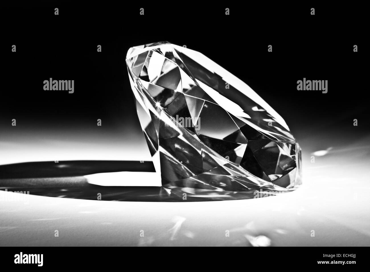 Classic diamond close up immagine Foto Stock