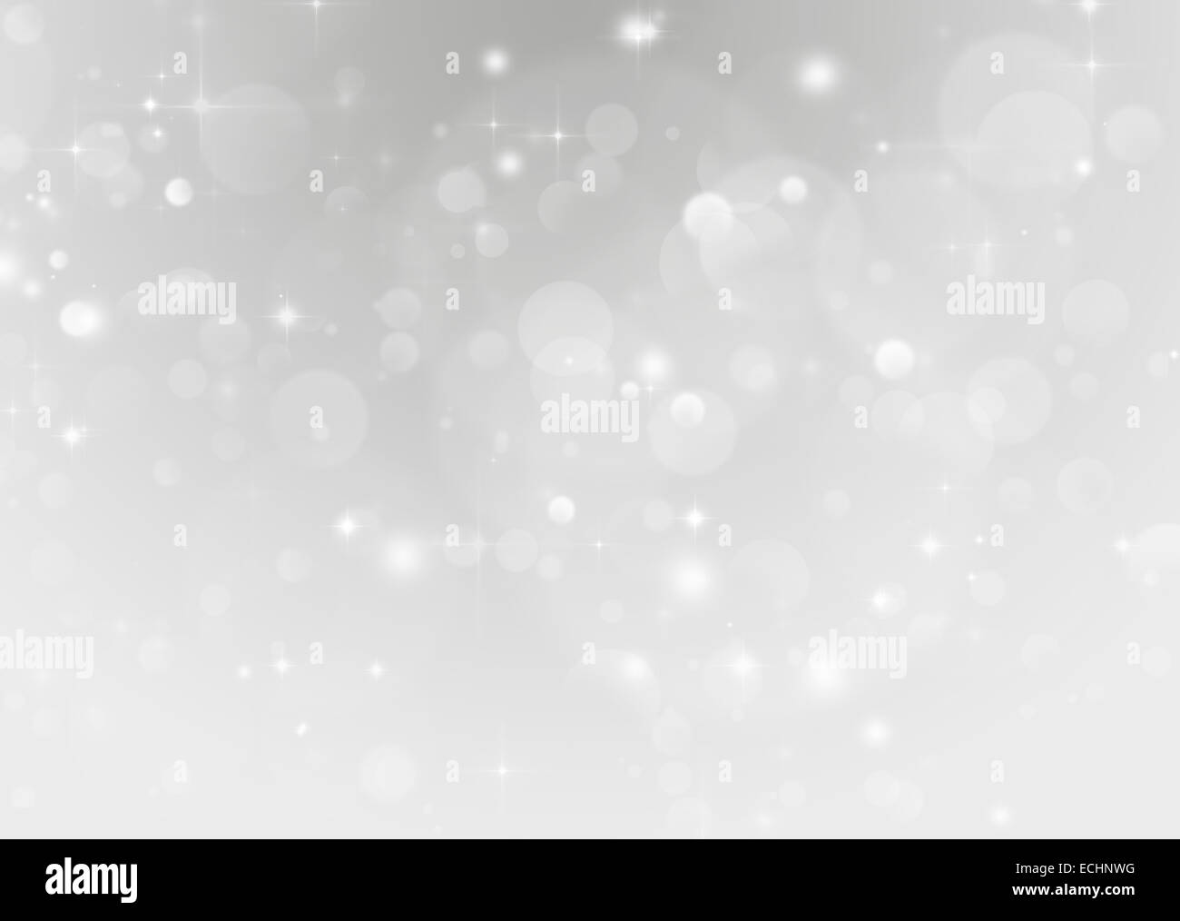 Sfondo di natale con stelle e fiocchi di neve Foto Stock