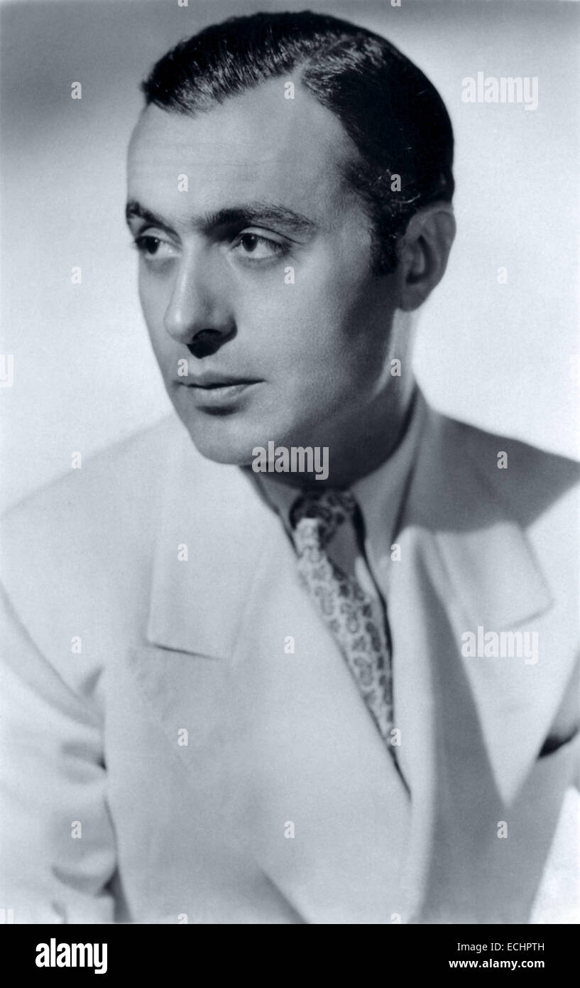 Charles Boyer da un 1930s Ross Verlag card Foto Stock